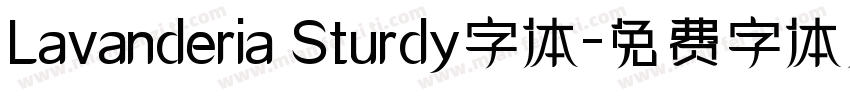 Lavanderia Sturdy字体字体转换